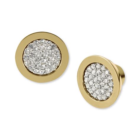 michael kors black and gold earrings|Michael Kors replacement earring backs.